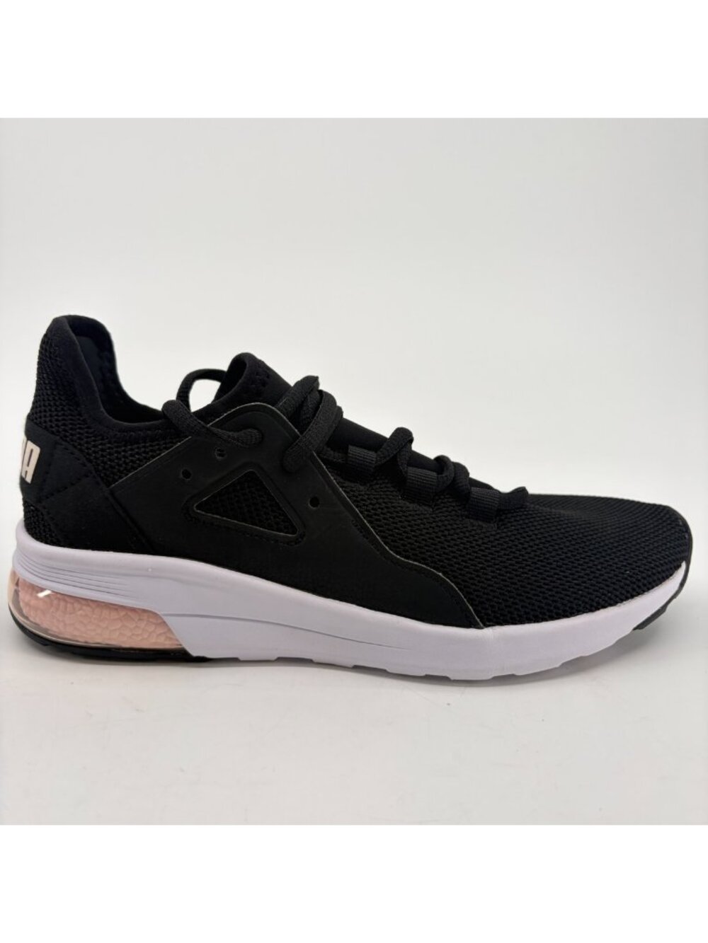 Puma Electron Street Womens Size 6 Black White Athletic Running Shoes Sneakers